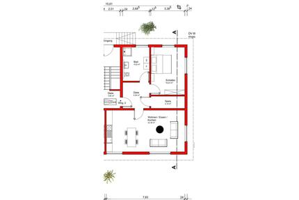 Neubauwohnung - 1.100,00&nbsp;EUR Kaltmiete, ca.&nbsp; 72,00&nbsp;m&sup2; in Bergatreute (PLZ: 88368)