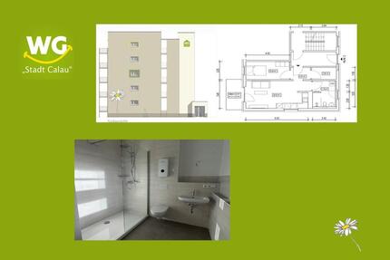 2 Zimmer, Aufzug, Dusche und Erstbezug - Calau