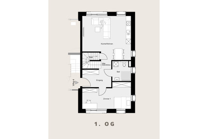helle Maisonette-Wohnung in Neuenhaus 112 qm