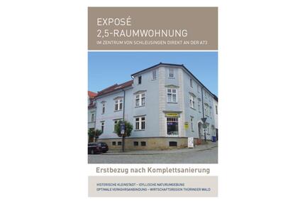 Freundliche 2,5-Zimmer-Wohnung im Zentrum von Schleusingen