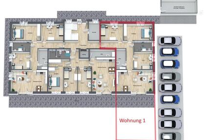 Erstbezug - 110 m² - Neubauwohnung im EG + Terrasse und Garten - Bispingen