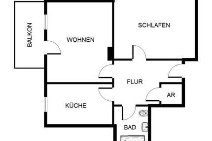 Wohnung zum Mieten in Gelsenkirchen 389,00 € 58.07 m²