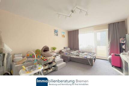 Vermietete Eigentumswohnung mit Loggia - Bremen Ellenerbrok-Schevemoor