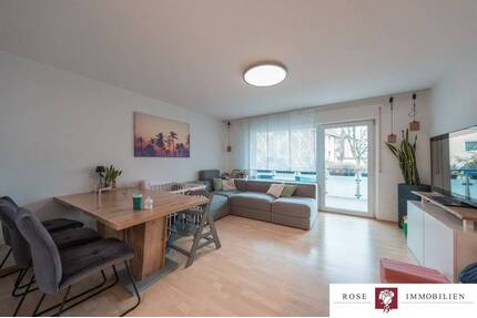 Moderne und gepflegte Erdgeschosswohnung mit großem Süd-Balkon und Stellplatz - Waiblingen Hohenacker