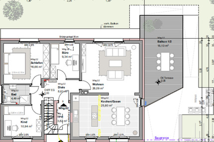 Erstbezug! Kernsanierte KFW-Wohnung inkl. Dachterrasse und Garten - Büren