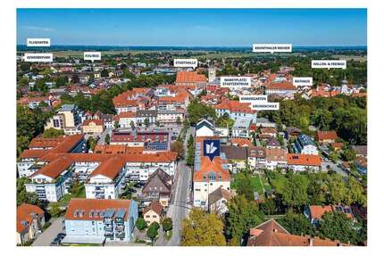 HERZOG LUDWIG: Grün & zentral: Wunderbare 2-Zimmer-Terrassenwohnung - Erding Altenerding