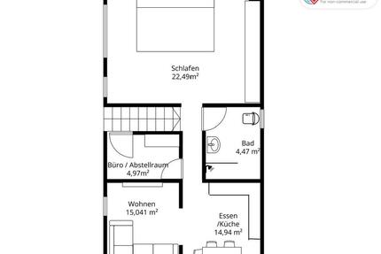 Vermiete Wohnung in Wallerdorf - 640,00&nbsp;EUR Kaltmiete, ca.&nbsp; 80,00&nbsp;m&sup2; in Wallersdorf (PLZ: 94522)