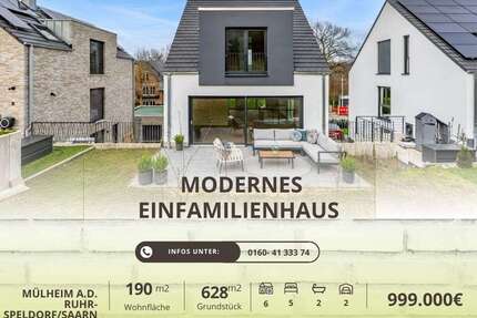 Haus zum Kaufen in Mülheim an der Ruhr 999.999,00 € 190 m²