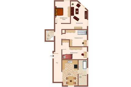 Wohnung zum Mieten in Werdau 495,00 € 90 m²