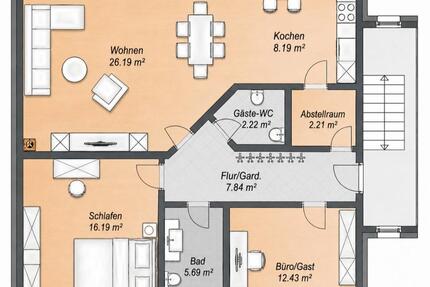 3-ZKB-Eigentumswohnung | BJ 2015 | 84 m² | Energieeffizienz A - Merzig