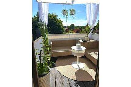 Dachgeschoss Wohnung 2 Zimmer mit Balkon für 18 Monate - Preetz