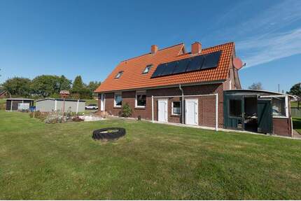 Tolle Immobilie mit großem Garten direkt am Deich! - Wischhafen