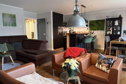 Moderne Zwei-Zimmer-Erdgeschosswohnung mit großer Terrasse und Garten in Wardenburg