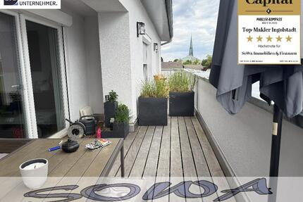 Exklusive 3,5 Zimmer Penthouse Wohnung mit Dachterrasse und TG-Stellplatz in Neuburg - Zentrumsnah! - Ein Objekt von Ihrem Immobilienpartner SOWA Immobilien und Finanzen