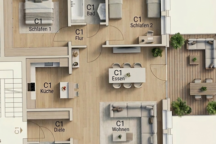 Wohnung zum Kaufen in Neuss 441.000,00 € 84.79 m²