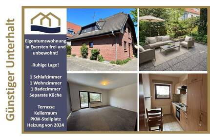 Gut gepflegt und flexibel zu nutzen: Freie 2-Zimmer Eigentumswohnung in zentraler Lage von Eversten - Oldenburg