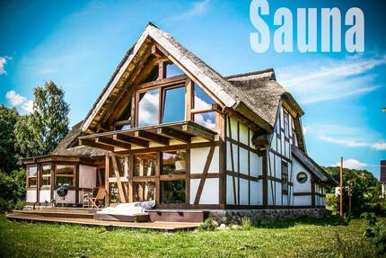 Fachwerkhaus am Bodden mit Sauna,Teich und Garten zur Wintermiete - Bergen auf Rügen