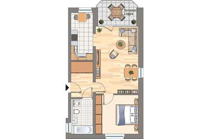 Wohnung zum Mieten in Dortmund 369,31 € 59.72 m²