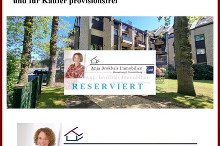 Nähe StadtparkKlinikum GT: Hochparterre mit Tiefgaragenstellplatz - bezugsfrei - für Käufer provisionsfrei - Gütersloh