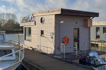 Tiny Hausboot OFF für Auszeit in Hamburg - Winter auf dem Wasser!