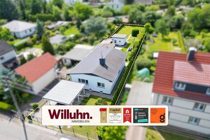 Barrierefreier Bungalow | beheizter Wintergarten | Photovoltaik | Carport | Überdachte Terrasse - Leipzig Baalsdorf
