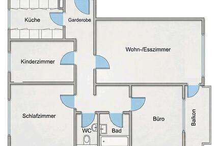 Von Privat 4-Zimmer-Wohnung Kranichstein - Darmstadt Darmstadt-Nord