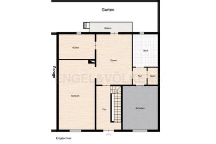 Erdgeschosswohnung inkl Garage,Garten,Parkplätze - Schiffweiler