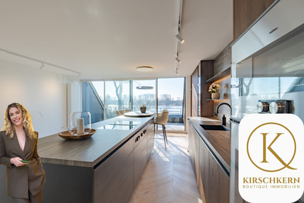 Exklusive Maisonette Wohnung mit direktem Rheinblick, luxuriöser Ausstattung, Pool, Sauna und Tiefgaragen Stellplatz. - Düsseldorf Wittlaer