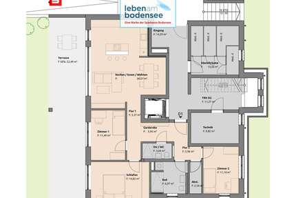 Wohnung zum Kaufen in Tettnang 769.000,00 € 127 m²