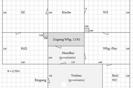 3-Raum-Wohnung in Sandersleben - 405,00&nbsp;EUR Kaltmiete, ca.&nbsp; 90,00&nbsp;m&sup2; in Arnstein (PLZ: 06456)