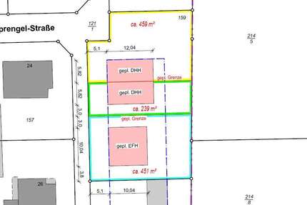 Grundstück zu verkaufen in Braunschweig 188.067,00 € 451 m²