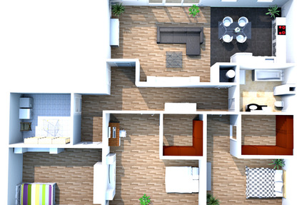 großzügige Büroräume zum Umbau zur Wohnung mit Fahrstuhl, Balkon und TG-Stellplätzen - Döbeln