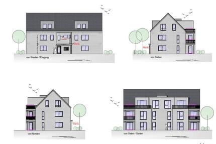 Moderne Dachgeschosswohnung mit Balkon - Erstbezug! - Werlte