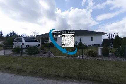 Moderner KfW-55 Bungalow mit großem Grundstück und Photovoltaik in Obere Warnow