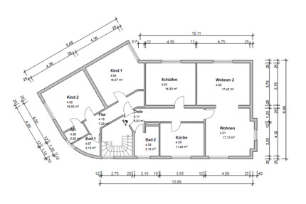 Großzügige 4-Zimmer-Wohnung (125 m²) in zentraler Lage - Lüdenscheid