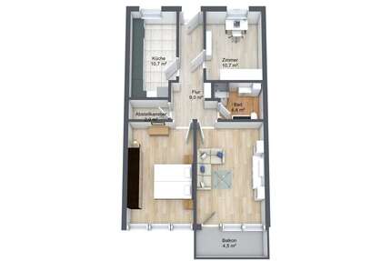 Wohnung zum Kaufen in Buchloe 311.000,00 € 73 m²