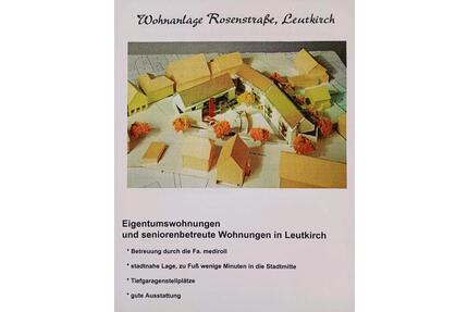 2 Zimmerwohnung für betreutes Wohnen in Leutkirch mit EBK, Balkon - Leutkirch im Allgäu