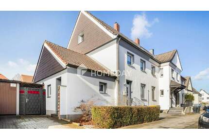 Charmantes Reihenendhaus mit Kamin, Pool und Garten - Wohnen mit Geschichte und Komfort - Bottrop Eigen