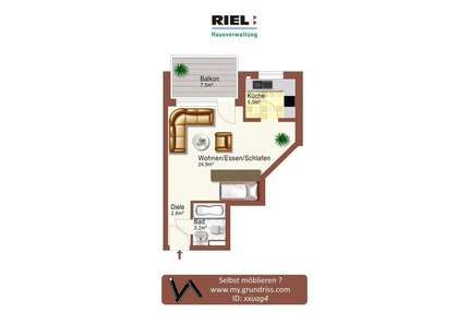 Wohnung zum Mieten in Kehl 550,00 € 36 m²
