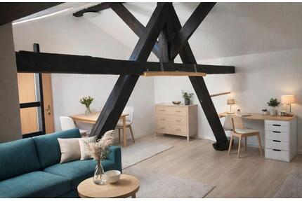 Charmante Dachgeschoss-Studiowohnung in Heide-Süderholm – frei