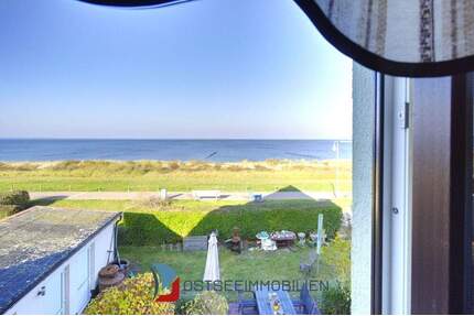 Direkter Ostseeblick - unverbaubar, EFH mit 2 FE-Wohnungen, Teilkeller, PkW-Stellplätze - Glowe