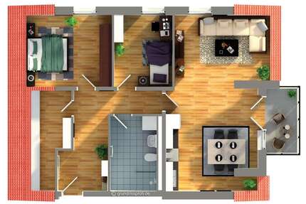 Wohnung zum Mieten in Mühlheim am Main 635,55 € 71.25 m²