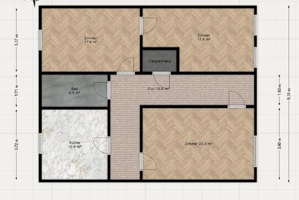 Großzügige zentrale 3 Zimmer Wohnung - Fürstenwalde (Spree)