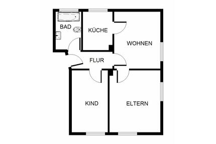 Frisch renovierte 2-Zimmer-Wohnung mit großzügigem Balkon - Gelsenkirchen Gelsenkirchen-Nord
