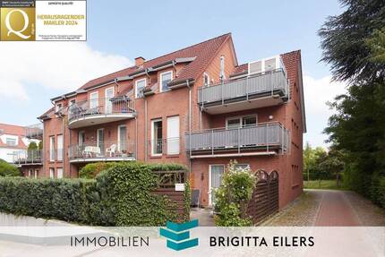 Innenstadtlage, Südbalkon, Tiefgarage - Vermietete 2-Zimmer-Wohnung ohne Käuferprovision in Achim!