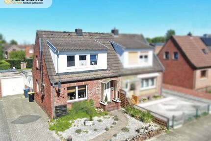 Attraktive Doppelhaushälfte in Nordhorn-Blanke - ideales Zuhause für kleine Familien mit viel Gestaltungspotenzial und Gartenhighlight!