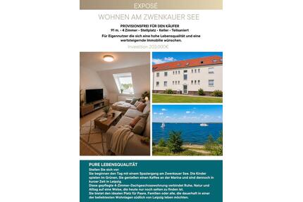 Eigennutzer | Provisionsfrei | 4 Zi. | 91 m² | Zwenkauer See