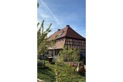 Haus Fachwerkhaus Immobilie - 350.000,00&nbsp;EUR Kaufpreis, ca.&nbsp; 210,00&nbsp;m&sup2; in Oberdachstetten (PLZ: 91617)
