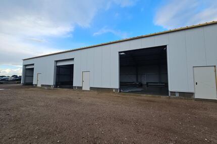 Neubau-Lagerhalle mit flexiblen Nutzungsmöglichkeiten in Hammah – zur Miete