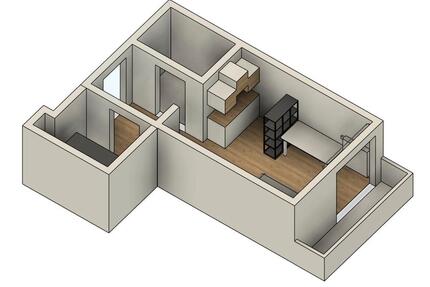 Modernisiertes 1-Zimmer-Apartment – Erstbezug Renoviert Möbliert - Kassel